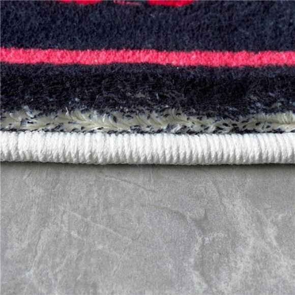 Red lip devil eye rug funny bathroom mat non slip absorbent washable plush carpe - Picture 5 of 7